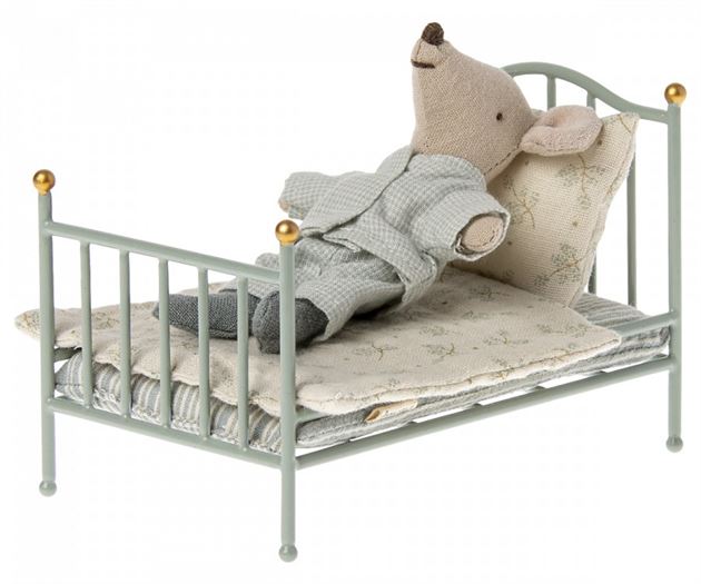 Аксесуар для іграшок-маленьке іграшкове ліжко Bed for Mouse,м'ятний колір,11-2118-01